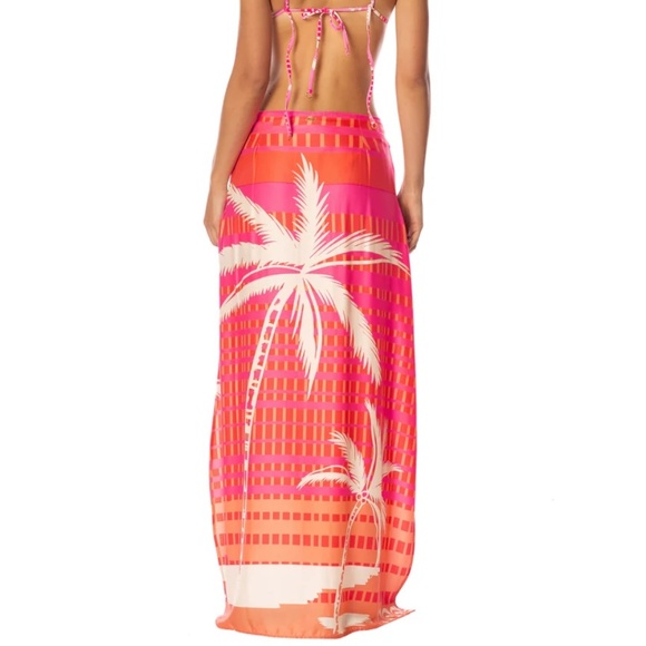 Maaji Palm Excel Echo Long Skirt NWT - Picture 3 of 6